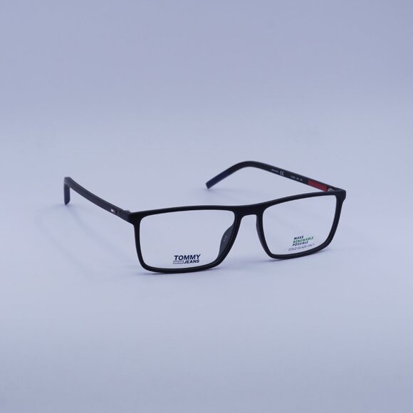 Tommy Hilfiger TJ 0019 0003 00 Eyeglasses Black 55mm Rectangle Frame - Picture 5 of 10